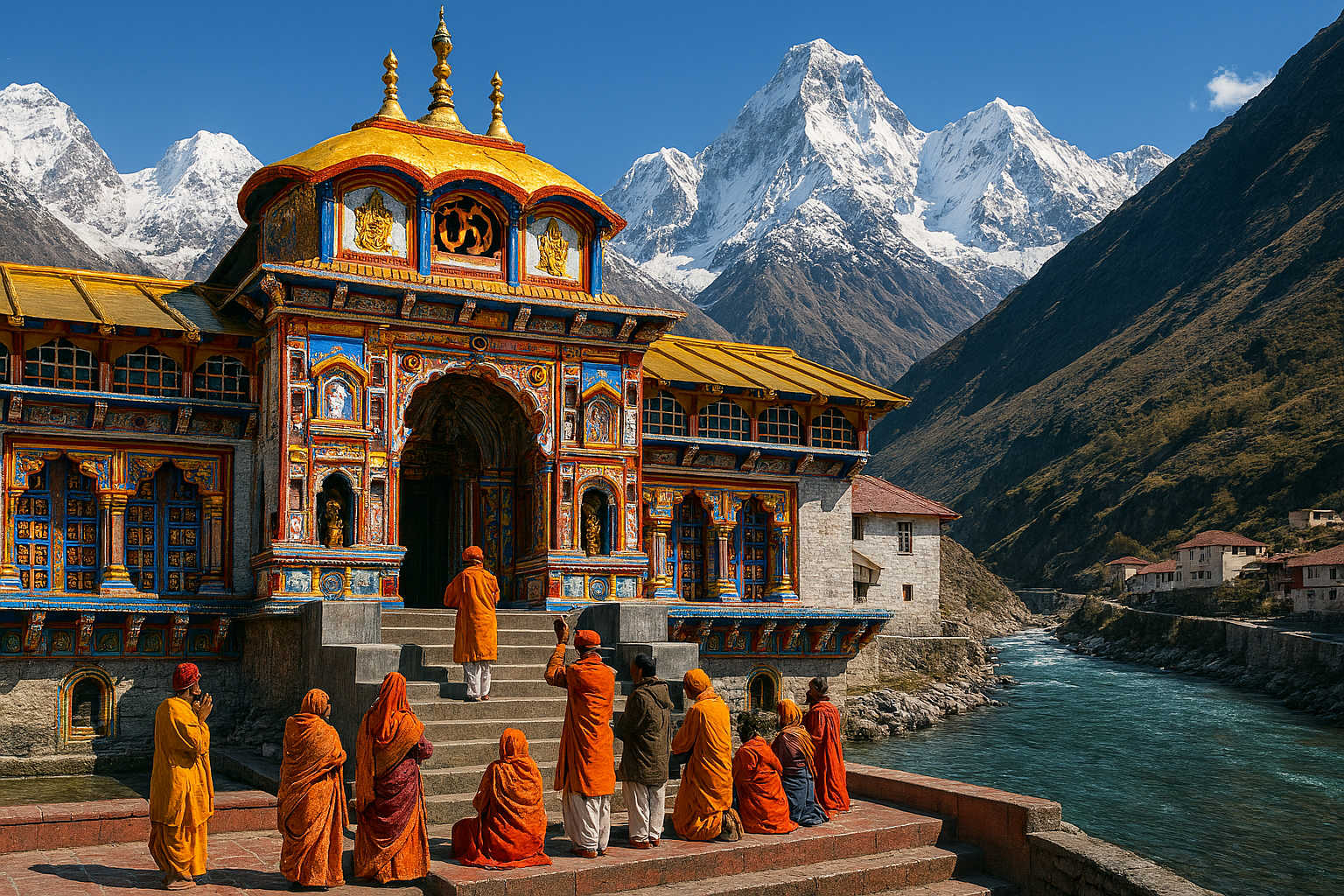 Badrinath – Lord Vishnu in the Snowy North